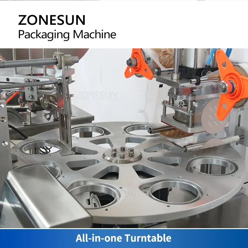 Sauce Dipping Cup - ZONESUN Macchina automatica per sigillare il