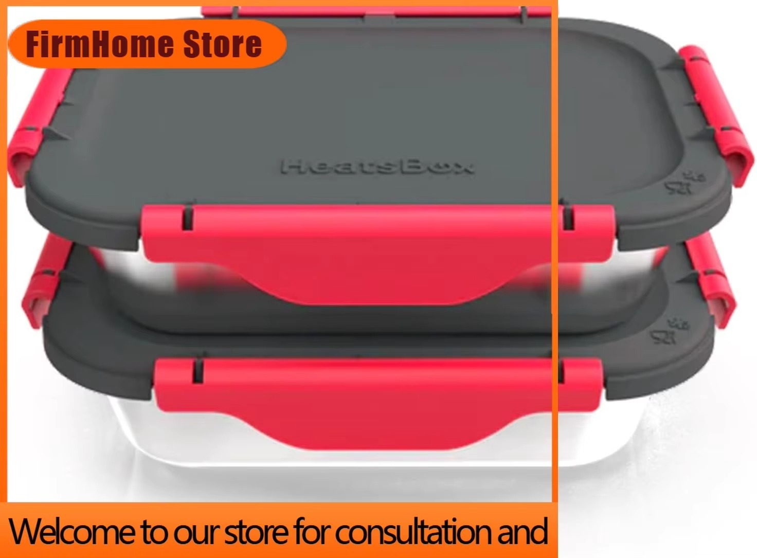 Meal Prep Oven Safe Containers - FirmHome Store Set di 2 contenitori