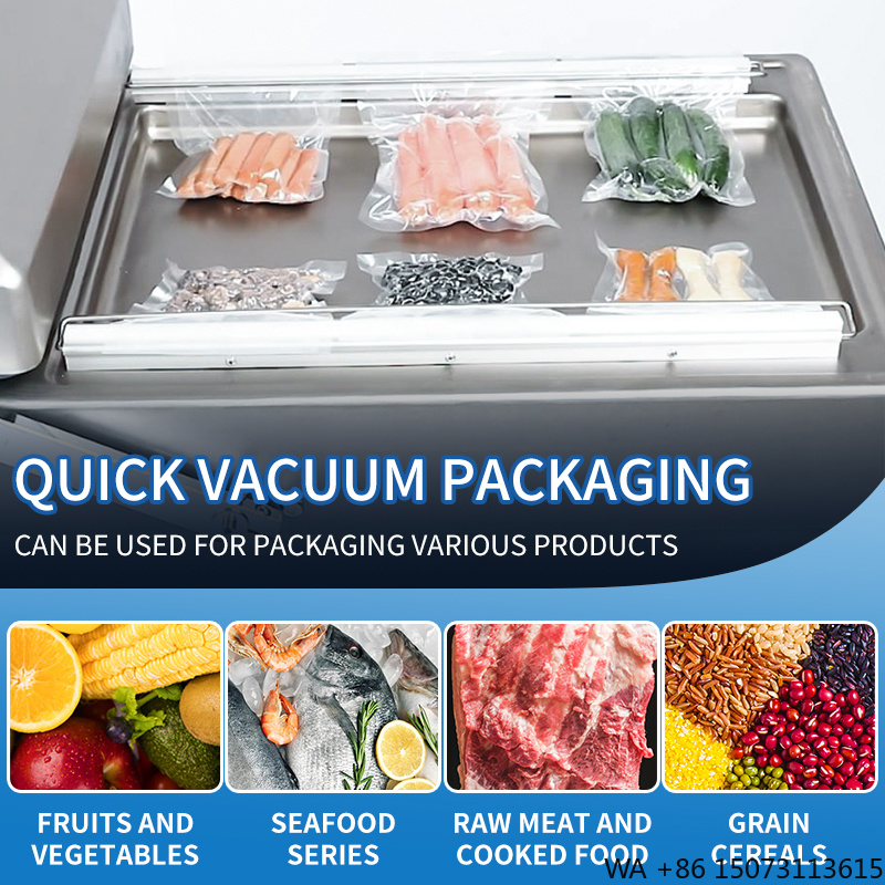 Meal Prep Kitchen - Sigillatrice Sottovuoto Commerciale DZ-500 a Doppia