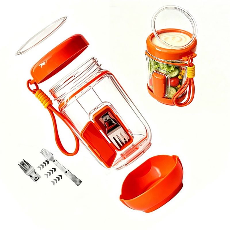 WCS-Contenitore per Insalata C - Meal Prep Jar Salad recensione e prezzo