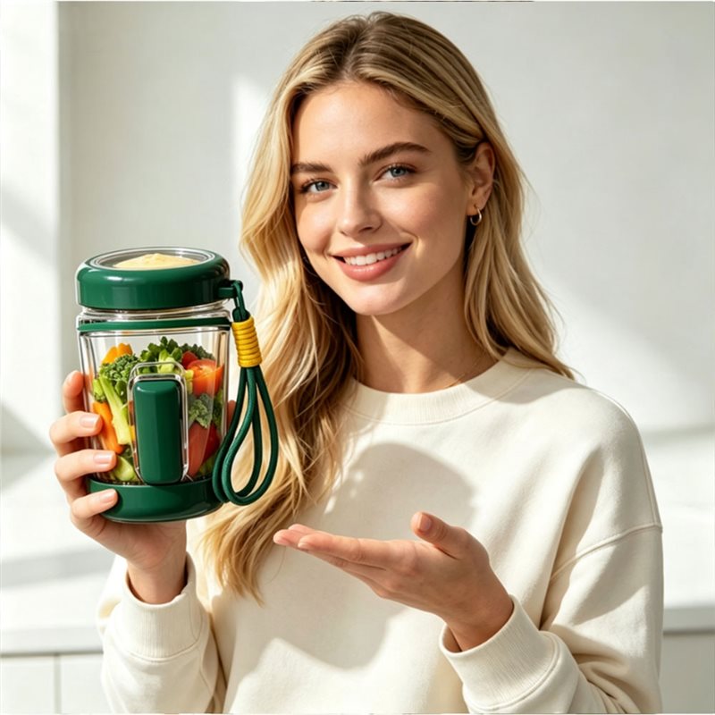 ABDJ-Contenitore per Insalata  - Meal Prep Jar Salad recensione e prezzo