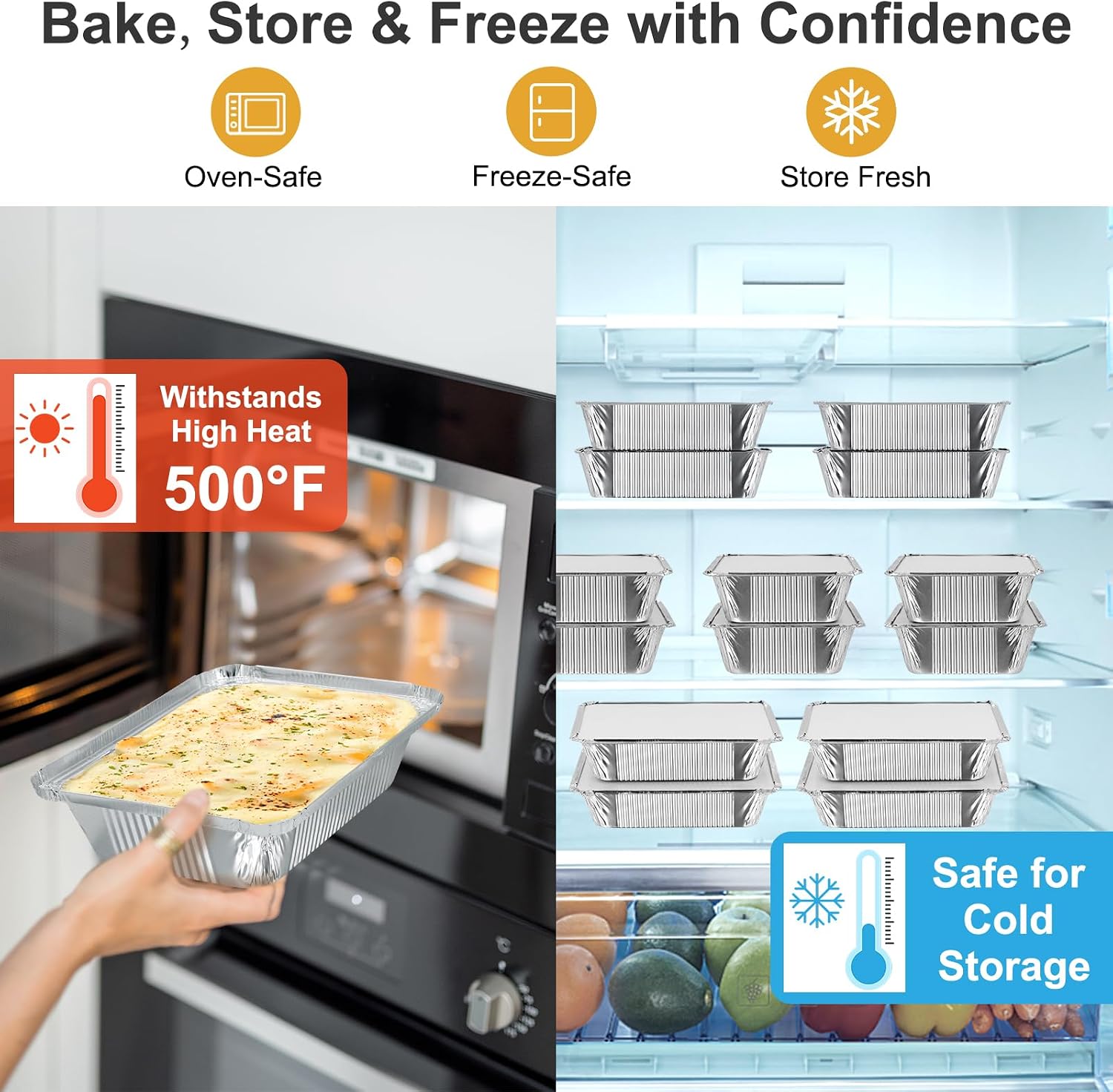 Confezione da 55 contenitori i - Meal Prep Oven Safe Containers recensione e prezzo