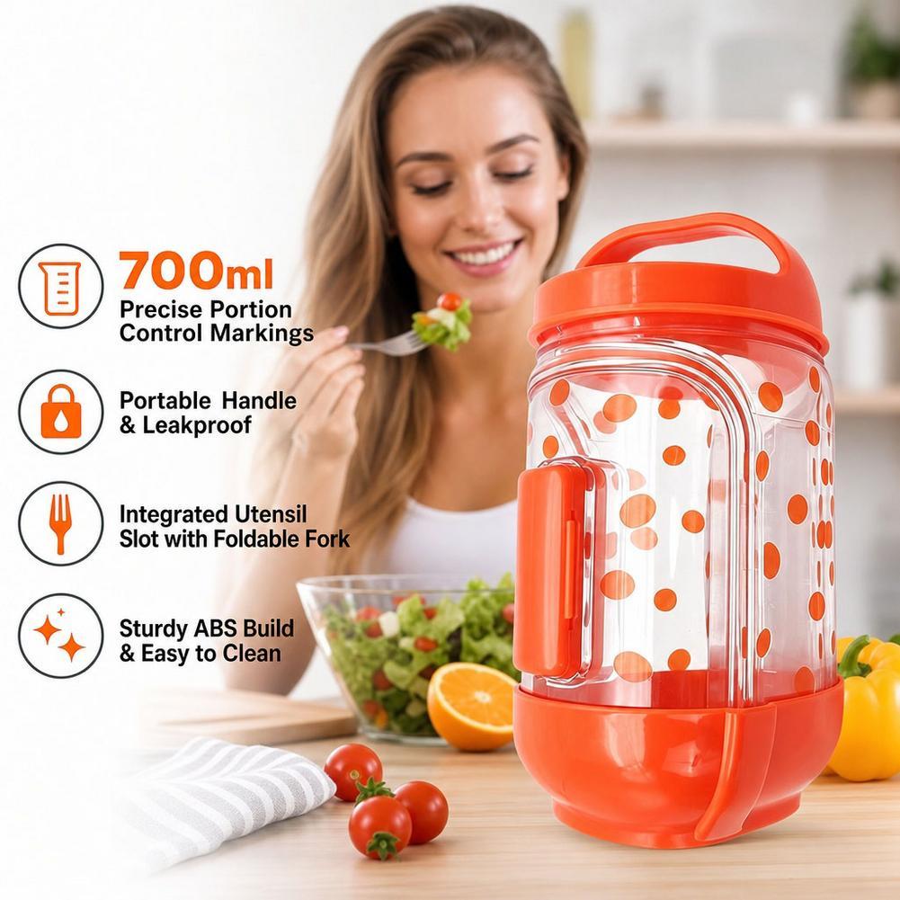 Contenitore per Insalata con F - Meal Prep Jar Salad recensione e prezzo