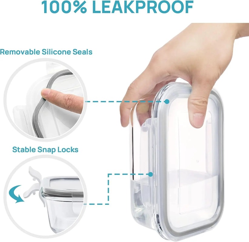 Set di 18 Contenitori in Vetro - Meal Prep Oven Safe Containers recensione e prezzo