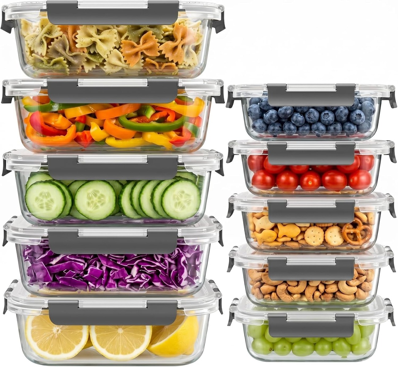 10 Set di Contenitori in Vetro - Meal Prep Oven Safe Containers recensione e prezzo