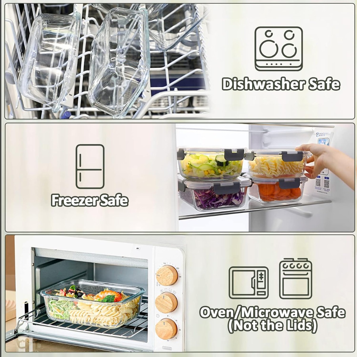 10 Set di Contenitori in Vetro - Meal Prep Oven Safe Containers recensione e prezzo