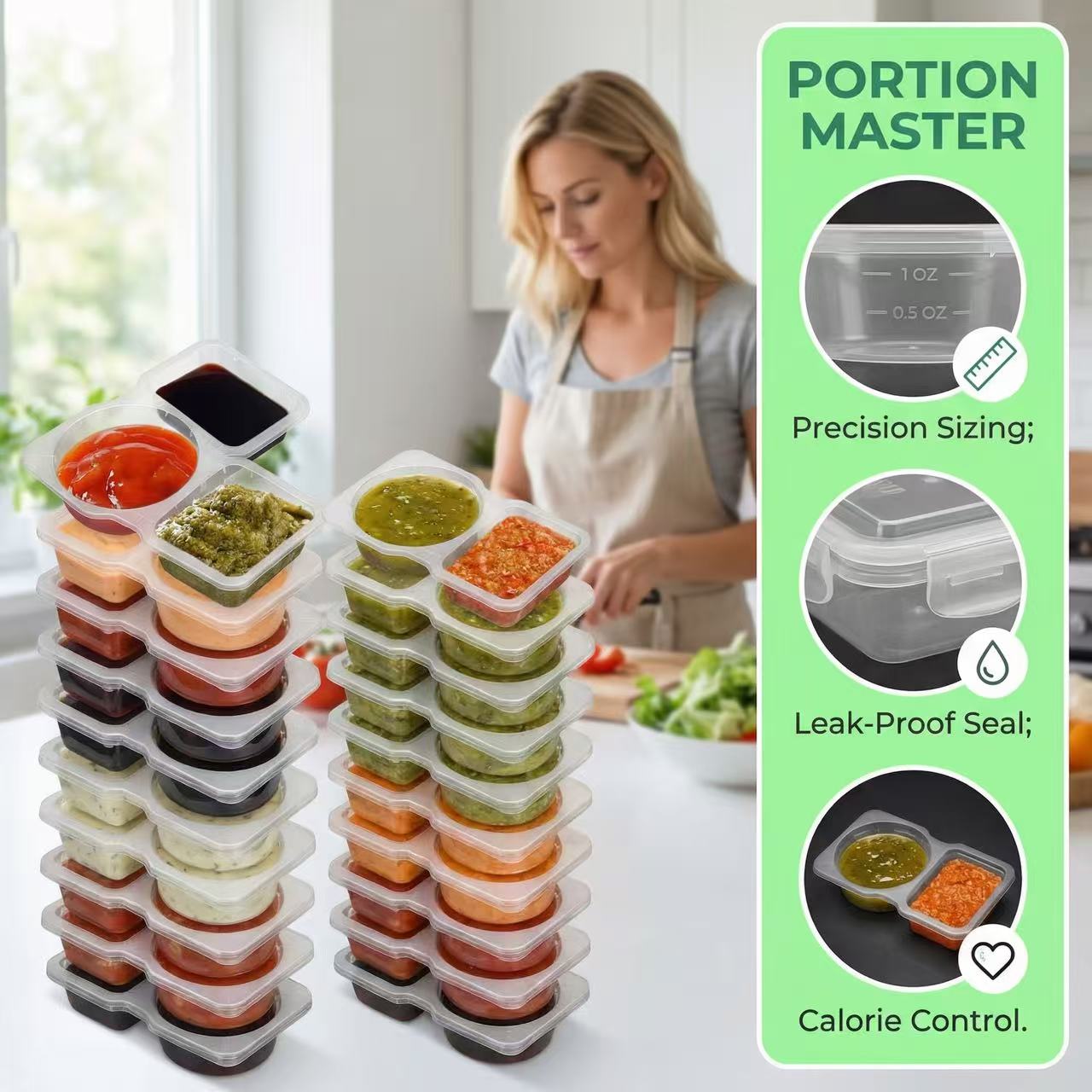 Contenitori per Salse a Doppio - Sauce Dipping Cup recensione e prezzo