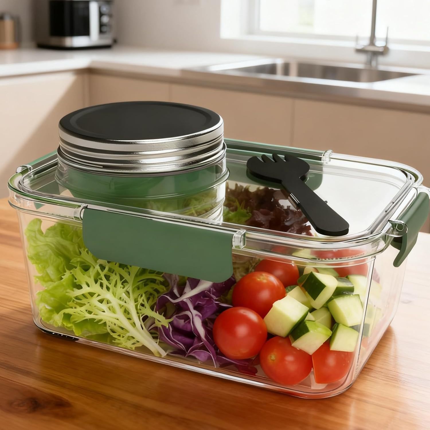 Barattolo solare per cialde Co - Meal Prep Jar Salad recensione e prezzo