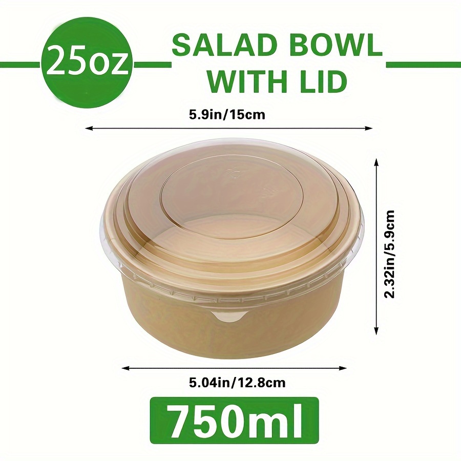 Ciotole di carta da 25 Oz/750  - Meal Prep Kitchen recensione e prezzo