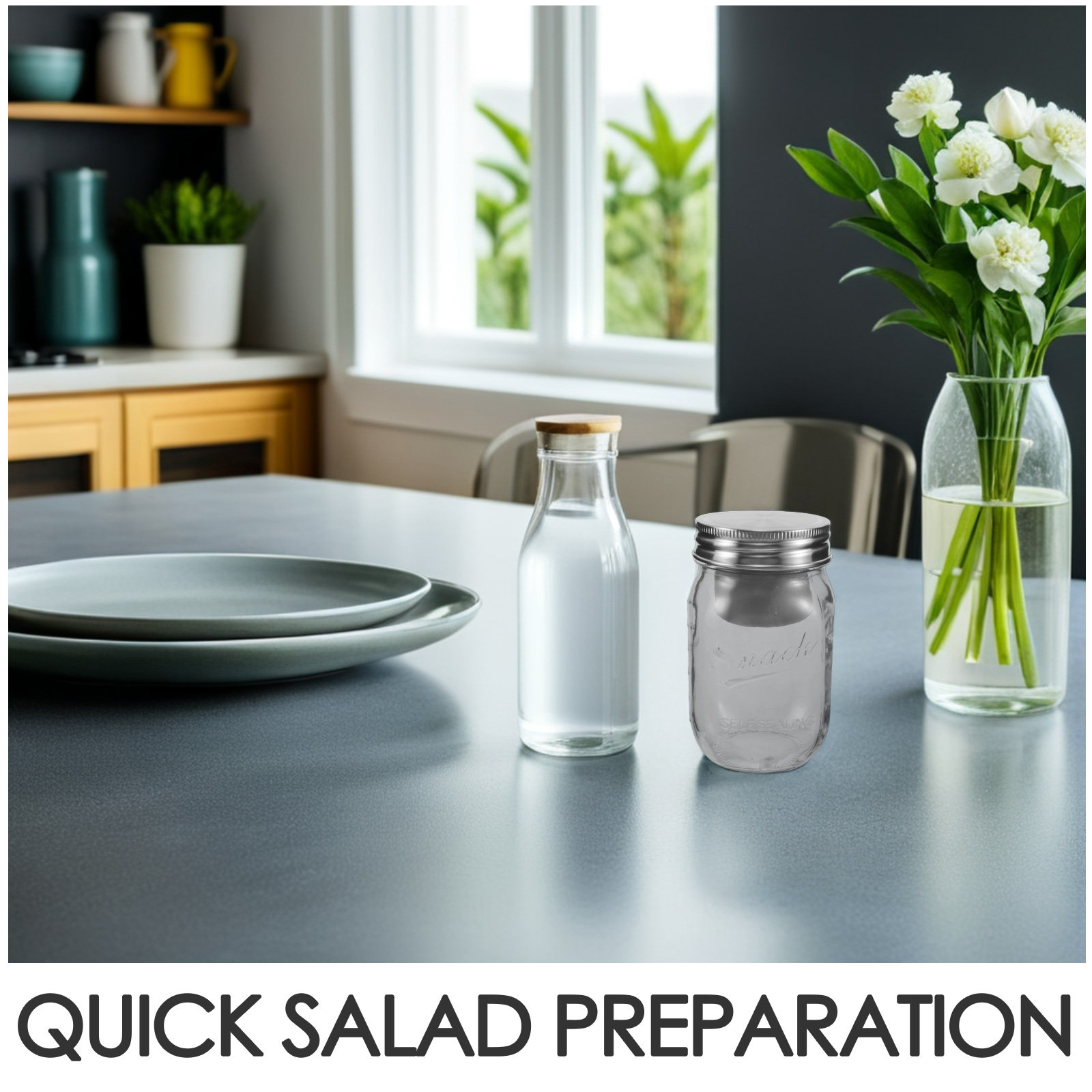 Barattoli in vetro per insalat - Meal Prep Jar Salad recensione e prezzo
